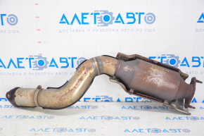 Exhaust line middle part with catalyst Nissan Rogue 14-16