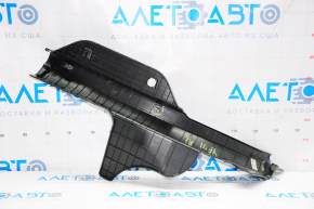 Door sill trim rear left Hyundai Sonata 11-15 black, type 2, broken fastener, scratches