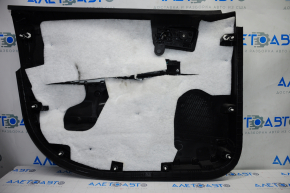 Door trim card front right Dodge Journey 11-18 black with black insert leather, armrest leather, black stitching