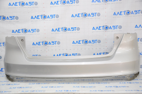 Rear bumper bare Ford Focus mk3 15-18 rest 5d, silver