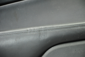 Door trim card front right Chrysler 200 15-17 black with black insert leather, armrest leather, molding under the tree blue structure, Alpine, scratches, bumps