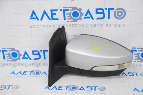 Side mirror left Ford Focus mk3 15-18 rest 5 pins, turn signal, silver