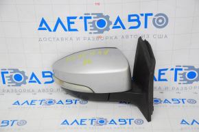 Side mirror right Ford Focus mk3 15-18 rest 7 pins, turn signal, silver