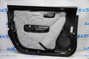 Door trim card front right Chevrolet Volt 11-15 black with silver insert, armrest leather, BOSE, scratches