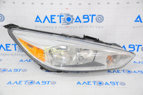Headlight front right bare Ford Focus mk3 15-18 rest, halogen, light, for polishing