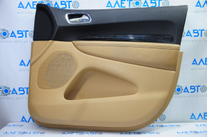Door trim card front right Dodge Durango 11-12 beige, armrest leather, molding black gloss, Citadel butts