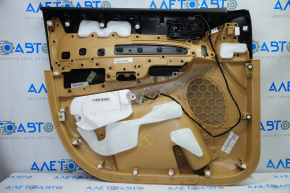 Door trim card front right Dodge Durango 11-12 beige, armrest leather, molding black gloss, Citadel butts