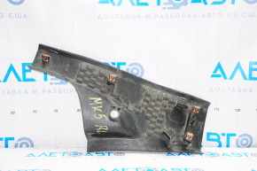 Door sill trim rear left Ford Fusion mk5 13-16 black, broken fastener, rubbed