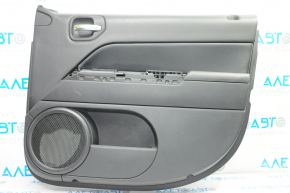 Door trim card front right Jeep Patriot 11-17 black with black insert leather, armrest rubber, scratches