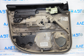 Door trim card front right Jeep Patriot 11-17 beige with beige insert leather, rubber armrest, creases