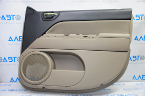 Door trim card front right Jeep Compass 11-16 beige with beige insert leather, rubber armrest