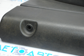 Door trim card front right Jeep Compass 11-16 black with black insert leather, rubber armrest, dry-cleanable
