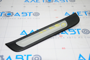 Door sill trim outer rear left Audi A4 B8 08-16 sedan chrome, broken fastener, scratches