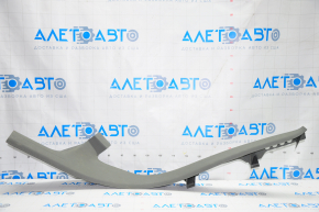 Door sill trim inner rear left Audi A4 B8 08-12 sedan, dark gray, scratches