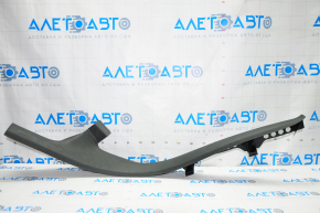 Door sill trim inner rear left Audi A4 B8 08-16 sedan, black, scratches