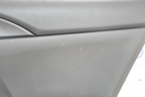 Door trim card rear right Honda Civic X FC 16-21 4d cloth black with black insert, worn