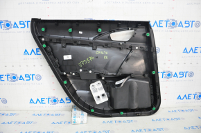Door trim card rear right Honda Civic X FC 16-21 4d cloth black with black insert, worn