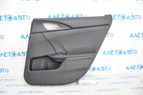 Door trim card rear right Honda Civic X FC 16-21 4d cloth black with black insert, worn