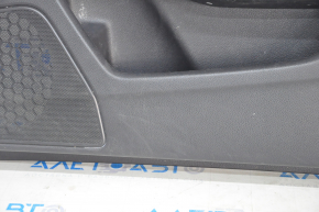 Door trim card front right Honda Civic X FC 16-21 4d cloth black with black insert, worn