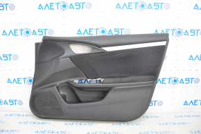 Door trim card front right Honda Civic X FC 16-21 4d cloth black with black insert, worn