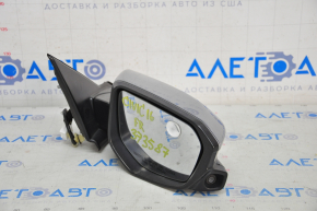 Side mirror right Honda Civic X FC 16-16 11 pins, heated, camera, silver