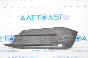 Bumper grille left Honda Civic X FC 16-19 structure, without fog lights, scratches