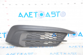 Bumper grille right Honda Civic X FC 16-19 structure, without fog lights, pressed