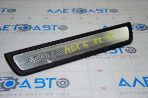 Door sill trim rear right outer Acura MDX 14-20 chrome, chrome peel, scratches