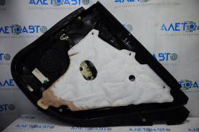 Door trim card rear left Chevrolet Malibu 16-25 black with black insert cloth, scratches