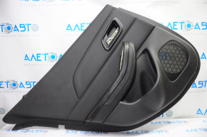 Door trim card rear left Chevrolet Malibu 13-15 black, armrest leather