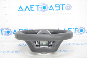 Bare steering wheel Honda Civic X FC 16-21 rubber black, with pads