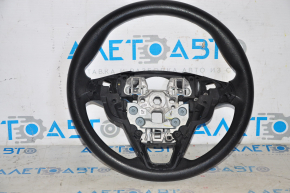 Naked steering wheel Ford Edge 15-24 leather black, without heating