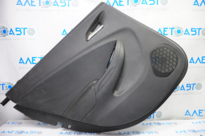 Door trim card rear left Chevrolet Volt 16- black, rubber armrest, scratches