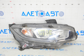 Headlight front right bare Honda Civic X FC 16-19 halogen, sand