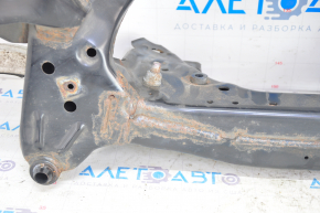 Subframe rear Nissan Rogue 14-20 awd, with levers, rusty, torn silent block