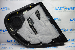 Door trim card rear left Chevrolet Volt 11-15 black, armrest leather beige, scratches