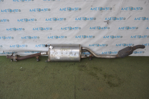 Muffler rear part with barrel Lexus RX350 10-15 rusty dents
