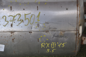 Muffler rear part with barrel Lexus RX350 10-15 rusty dents