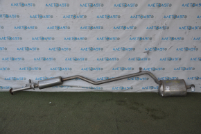 Muffler middle and rear part with barrel Honda Accord 13-17 2.4 dents