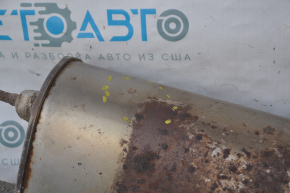 Exhaust line middle part with barrel Toyota Camry v40 2.4, hybrid rusty, nuts stuck, dents