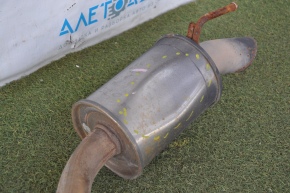 Muffler rear part with barrel Toyota Highlander 14-16 3.5 dents