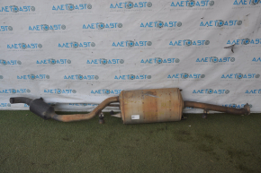 Muffler rear part with barrel Lexus RX350 10-15 dents