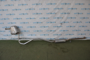 Muffler rear part with barrel Honda Civic X FC 16-19 2.0 dents