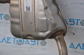 Muffler rear part with barrel Honda Civic X FC 16-19 2.0 dents