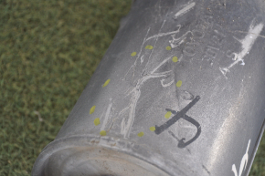Muffler rear part with barrel Toyota Highlander 14-16 3.5 dents, notches