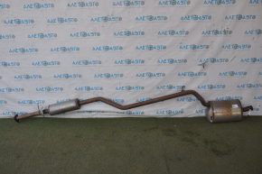 Muffler middle and rear part with barrel Honda Accord 13-17 2.4 dents