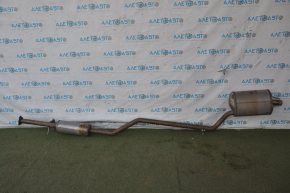 Muffler middle and rear part with barrel Honda Accord 13-17 2.4 dents