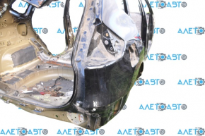 Quarter wing rear right Nissan Rogue 14-20 black G41, on the body