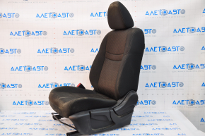 Driver's seat Nissan Rogue 14-16 without airbag, mechanical, cloth black, for dry cleaning