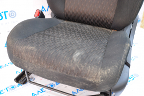 Driver's seat Nissan Rogue 14-16 without airbag, mechanical, cloth black, for dry cleaning